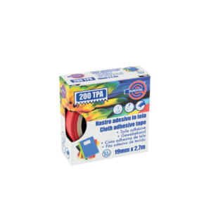 Nastro adesivo telato Eurocel formato 19mm x 2,7 m - colore Rosso 16214194