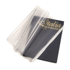 Coprilibro superseta Colorosa Trasparente goffrato - 180µm - 50x31 cm - 32417001 (conf.25)