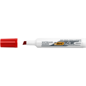 Marcatore per lavagne bianche BIC Velleda 1791 punta a scalpello tratto 3,3-4,6 mm rosso - 9431981