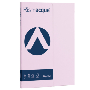 Carta colorata Favini Rismacqua colori tenui 200g/m² A4 - risma da 50 fogli Lilla - A699544