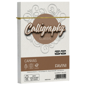 Calligraphy Favini canvas - buste per carta da lettere da stampare 100g/m² 12x18 cm - Bianco - A570417 (conf.25)
