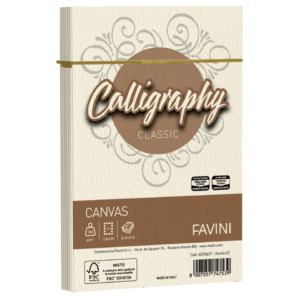 Calligraphy Favini canvas - buste per carta da lettere da stampare 100g/m² 12x18 cm - Avorio - A57Q417 (conf.25)