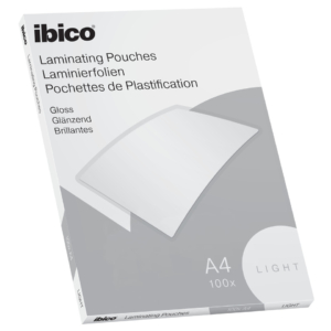 Pouches per plastificatrici IBICO BASICS light 75µm - Ibico A4 627308 (conf.100)