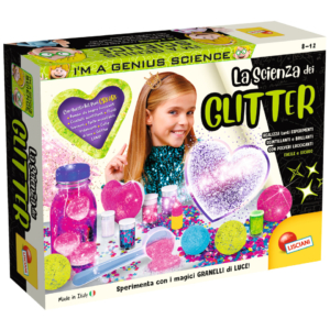 Gioco in scatola Lisciani I'm a Genius Laboratorio Scienza dei Glitter - 77007