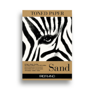 Carta da disegno Fabriano Toned Paper 120g/m² A3 - sabbia - 19100498 (conf.50 fogli)