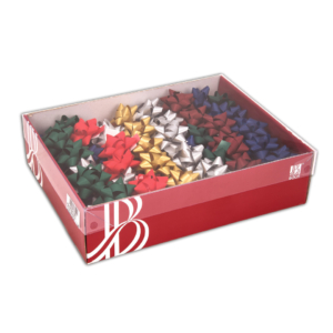 Coccarde in carta Bolis Ø6,5 cm Christmas - 59101372248 (conf.100)