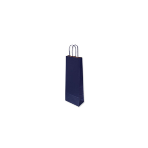 Borse porta bottiglia Florio Carta colore Blu - formato 14x9x40 cm - 72191 (conf.25)