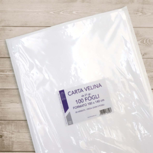 Carta velina 21g/m² Florio Carta ripiegata colore Bianco - 100x140 cm - 6266 (conf.100)