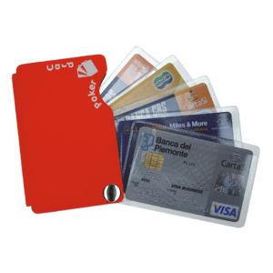 Portacarte Alplast Pokercard 5 scomparti - colori assortiti - 905