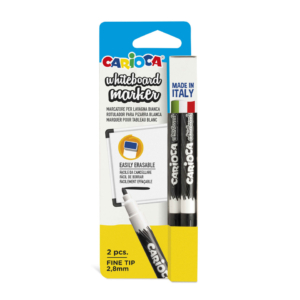 Pennarelli per lavagna bianca Carioca - nero - 42760/01 (conf.2)