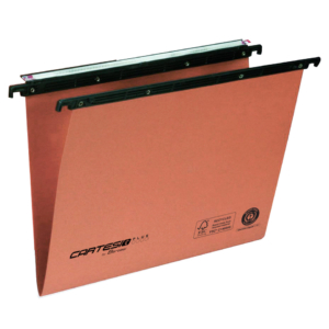 Cartelle sospese per cassetto Cartesio linea Cartesio 240g/m² - Interasse 39 cm - Fondo a V (conf.25)