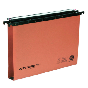 Cartelle sospese per cassetto Cartesio linea Cartesio 240g/m² - Interasse 39 cm - Fondo a U3 cm (conf.25)