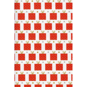 Carta regalo Natale Rex- Sadoch Ecocarta 70x100 cm - fantasia pacchi di Natale - EC510525B (conf.10)