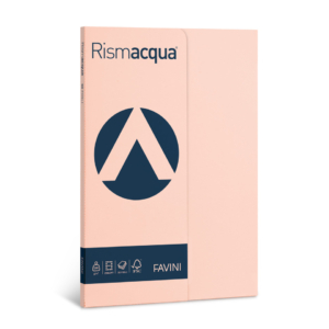Carta colorata Favini Rismacqua colori tenui 90g/m² A4 - risma da 300 fogli salmone - A665304