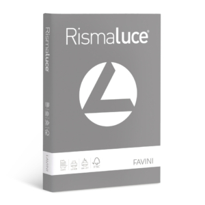 Carta colorata Favini Rismaluce colori forti 200g/m² A4 - risma da 125 fogli pietra - A675114