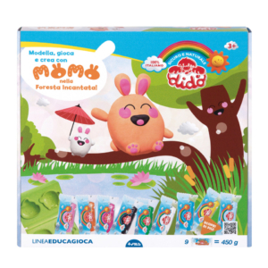 Pasta modellabile Didò modella gioca e crea con Momo nella foresta incantata - 450 g - F362100