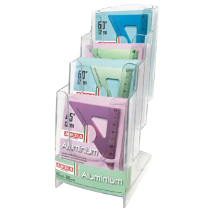 Squadre Arda Aluminium Frost 45° e 60° 178SQ (Espositore 40 pezzi)