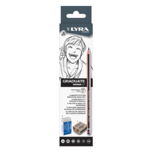 Matite Lyra Graduate Graphite Manga - in astuccio appendibile - Gradazioni assortite - L1174080 (conf.8)