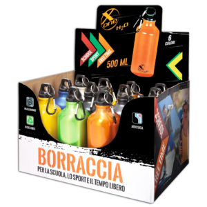 Borracce Nikoffice x-one activity - capacità 500 ml 57NIK001 (Espositore 12 pezzi)