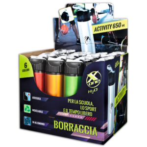 Borracce Nikoffice x-one activity - capacità 650 ml 57NIK002 (Espositore 12 pezzi)