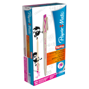 Penne a sfera cancellabili Paper Mate Replay Rosa S0851441 (conf.12)