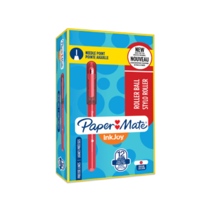 Penne roller Paper Mate Inkjoy punta ad ago fine 0,5 mm - Rosse 1986308 (conf.12)