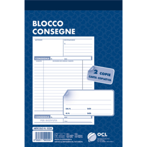 Blocco consegne O.C.L. 14,4x21,6 cm 50x2 copie - 0224