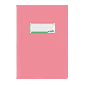 Copriquaderno A5 Favorit con portanome e salva angoli - 180µm - laccato - PE180 - Rosa - 400184678 (conf.24)