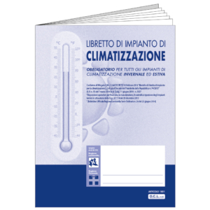 Libretto di impianto per la climatizzazione estiva e invernale All-in-1 O.C.L. - A4 - in 3 copie - 1801