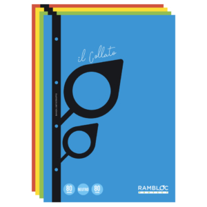 Blocco collato a fogli mobili Rambloc FSC® A4 - 40 fogli - 80g/m² - Bianco - 90500304 (conf.5)