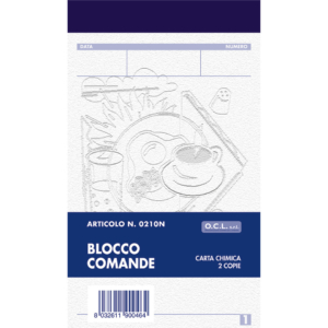 Blocco comande O.C.L. 9x15 cm 25x2 copie - 0210N
