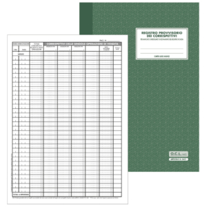 Registro provvisorio dei corrispettivi per mancato funzionamento registratore di cassa O.C.L. 21x29,7 cm - 0421