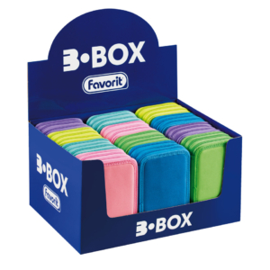 Astucci Favorit a 3 zip colori Pastel e Neon 400182110 (Espositore 12 pezzi)