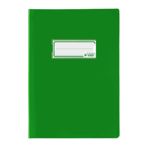 Copriquaderno A5 Favorit con portanome e salva angoli - 180µm - laccato - PE180 - Verde chiaro - 400184677 (conf.24)