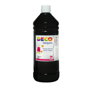 Tempera Deco Deco in flacone da 1000 ml Nero 08808/02