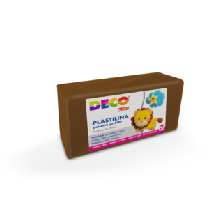 Plastilina Deco in panetto da 500gr Marrone 07030 (conf.2)