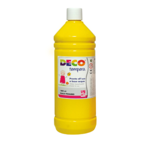 Tempera Deco Deco in flacone da 1000 ml Giallo primario 08808/26