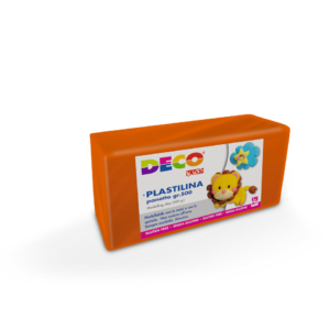 Plastilina Deco in panetto da 500gr Arancio 07022 (conf.2)