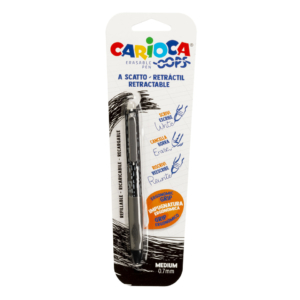 Penna a scatto cancellabili Carioca OOPS inchiostro termosensibile M 0,7 mm nero 43042/01