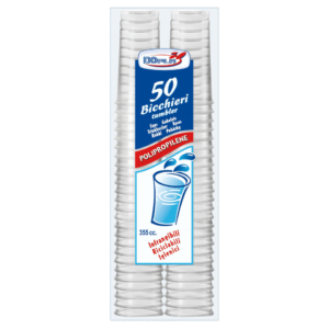 Bicchieri Tumbler in polipropilene Trasparente - 355 ml - 22309 (conf.50)