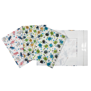 Cartella a 3 lembi Plastibor con elastico tondo - A4 - Icon Sea P6730290