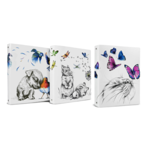 Raccoglitore A4 ad anelli Ø25 mm in PP a lastra stampato - dorso 4 cm - Icon Friends