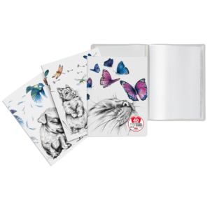 Portalistino 22x30 cm Plastibor Icon Friends con copertina in PP stampato - 40 fogli PP liscio - P5040190