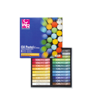 Pastelli ad olio tondi CWR 24 colori assortiti - MY/MOP24