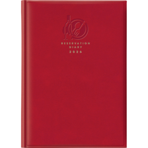 Agenda 2026 A4 prenotazioni ristoranti copertina rossa 25-059501003C