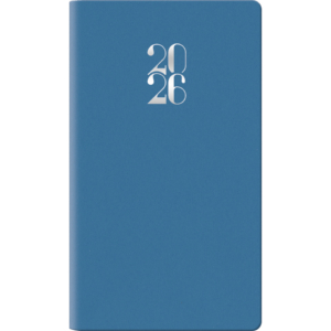 Agenda 2026 settimanale A4 21x29,7 cm gommato Azzurro 25-055500466C