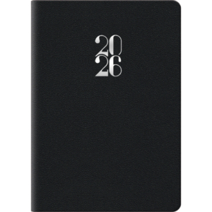 Agenda 2026 bigiornaliera gommato 6,6x9,9 cm Nero 25-049100406C