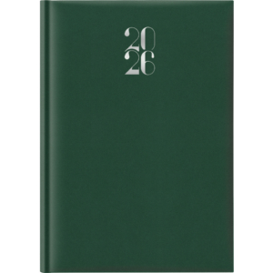 Agenda 2026 settimanale A4 21x29,7 cm gommato Verde 25-055500404C