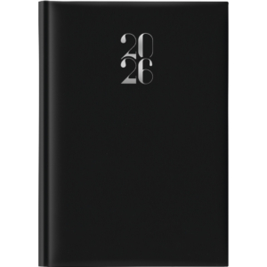 Agenda 2026 giornaliera gommato s/d sep. 14,3x20,5 cm nero 26-628B00406C