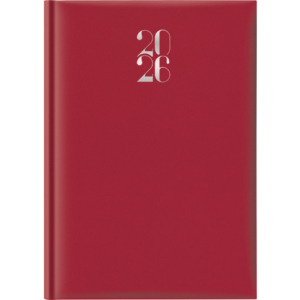 Agenda 2026 settimanale A4 21x29,7 cm gommato rosso 26-055500403C